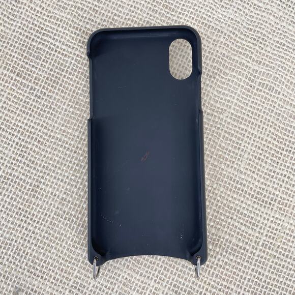 Bandolier Iphone X Leather Case, Tan Black, Strap Hooks, Snap Pocket, MagSafe - Picture 3 of 3